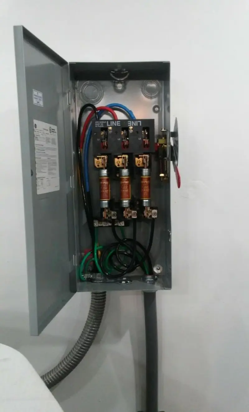 Three-phase disconnect switch installed for Electrical Wiring & Rewiring in Taylor Mill